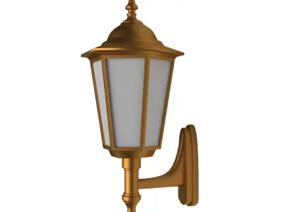 lamp 3d model outdoor wall 3D model