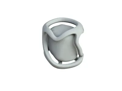 SciFi Shape Object Low Poly 89 Low-poly 3D model