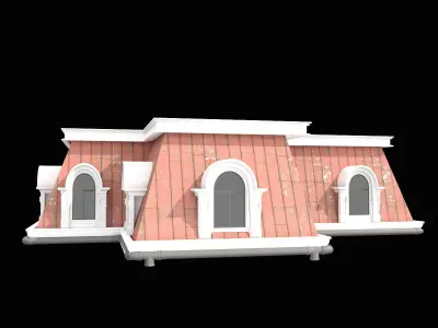 Mansard Roof 2 3D model
