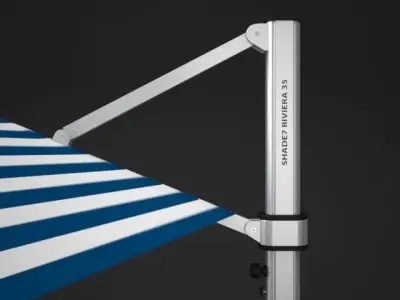 Shade7 Riviera Cantilever Umbrella 3D model