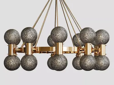 Murano Glass Chandelier 3D model