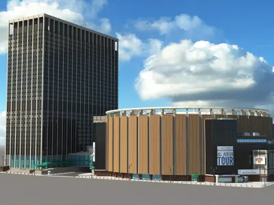  Madison Square Garden with Banners 