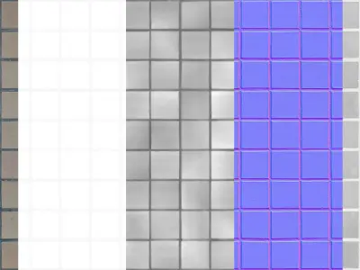 Used up floor tiles Texture