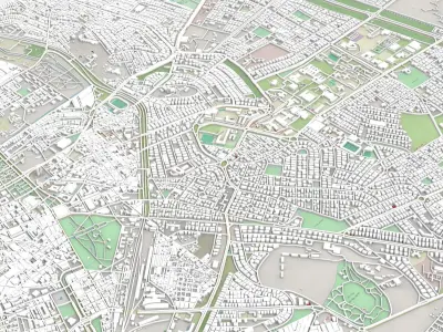  Cityscape Aleppo Syria 3D model