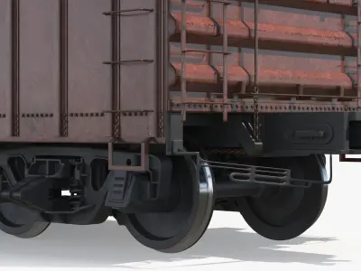  Sliding Door Ribbed Boxcar Used 