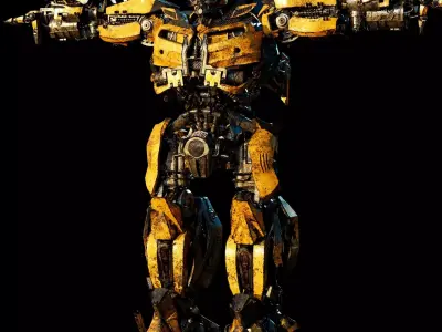 Transformers - Bumblebee - Fully Rigged and Textured  3D model