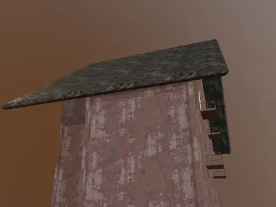 House Horror Low-poly 3D model