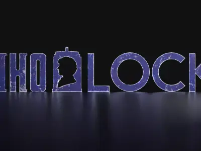 Wholock Logo Low-poly 3D model