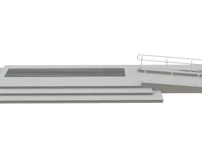 Porch 3D model