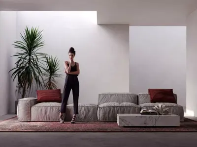 Virtual Location 004 - Cinema 4D  Corona scene 3D model 3D model