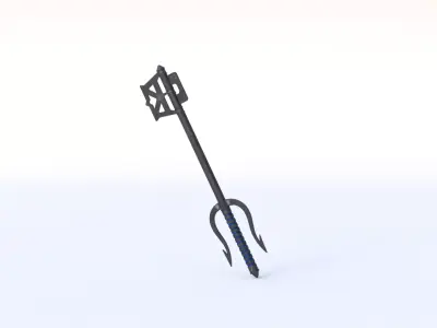 Legendary Key Low-poly 3D model