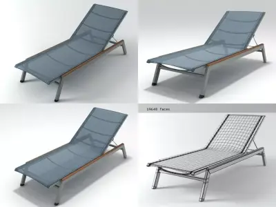 Equinox lounger 3D model