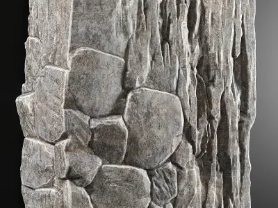 Slab stone rock granite huge n2 3D model