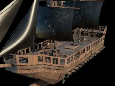 Pirate Ship 3D model