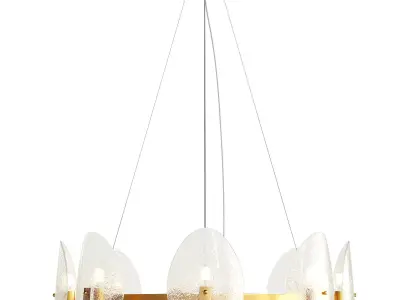 Monroe Art Deco Ceiling Light 3D model