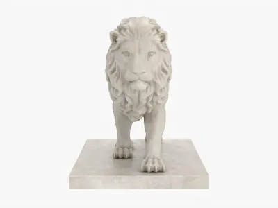  Lion Statue Walking Neutral 