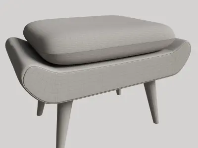 Pouf Vinsi Soft Light 3D model