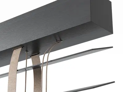 Wooden Blinds Set 18 3D model