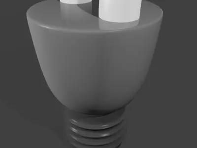 Energy Saving Light Free 3D model