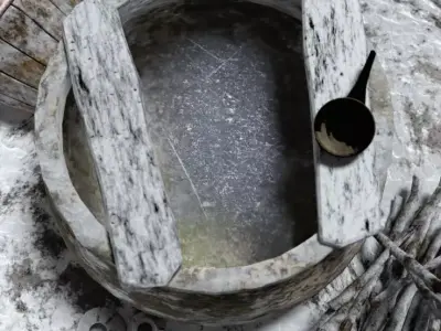 Blender snow 3D model