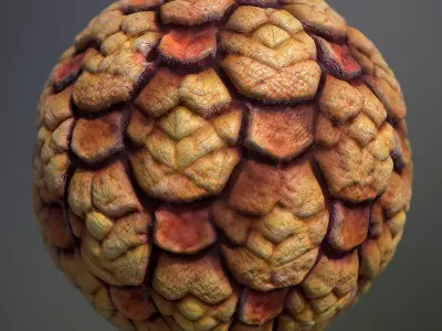 Material Skin Alien 27 Seamless PBR Texture Texture