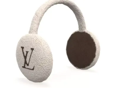 Louis Vuitton Cloud Earmuff Low-poly 3D model