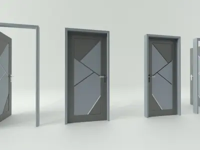 Door sets 14 3D model