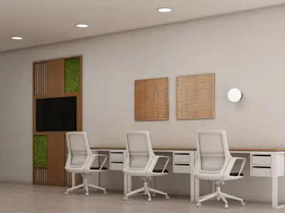 Muji Style Office 3D model