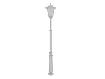 street lamp Low-poly 3D model 41
