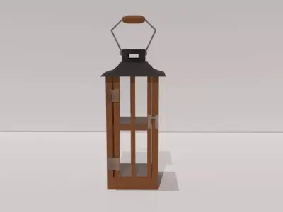   Rerto Decorative Lamp  Lighter  Free 3D model