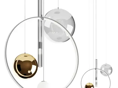 Cattelan Italia BIARRITZ Hanging lamp 3D model