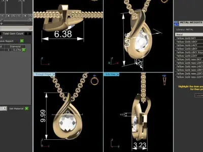 Pendant - 8163 3D print model