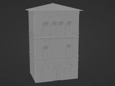 Italian house 3D model 2