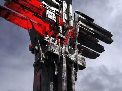 Dragon Cult Elites Tower Kit bash  3D model