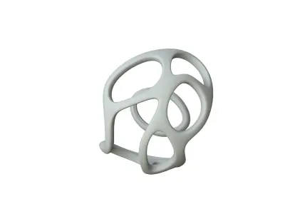 SciFi Cube Object No 43433 Low Poly Shape Texture