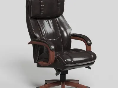 Leather Executive Office Chair Prime 3D model