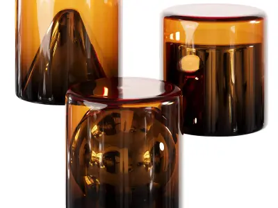 Geometrie liquide table set from by Kolkhoze 3D model