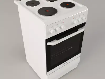 appliances equipment stove Integrated Kitchen 3D model