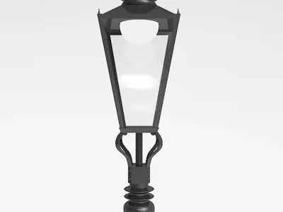 Street Lamp Low-poly 3D model