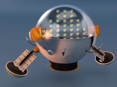 SOUNDBOT XPresso and Animation  3D model