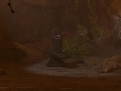 Cave Nature Scene  3D model