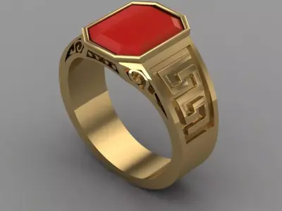 Agatering 3D print model