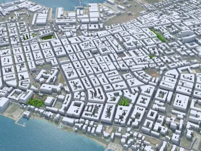 Taranto Italy Low-poly 3D model