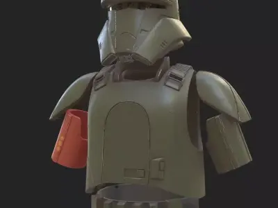 Transport Trooper One12 Scale Custom Armor STL Files 3D print model