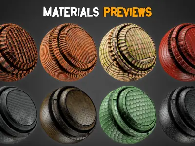 30 Roof Smart Materials   PBR Texture   Vol 21 Texture