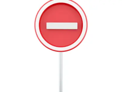 3D icon animation No input for vehicle movement 3D model