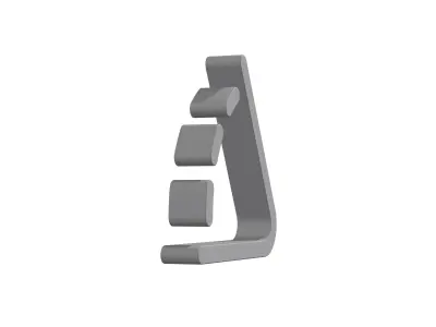 3d angle Low-poly 3D model