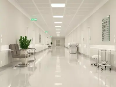 Hospital Hallway 3D model