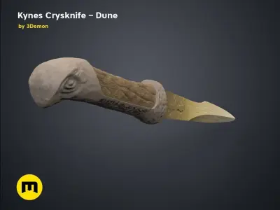 Kynes Crysknife - Dune 3D print model