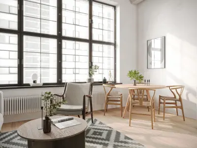 Warm and Simple 3D model